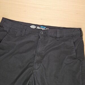 Dickies Temp-IQ Shorts Mens 36 Black Cooling Regular Fit Workwear SR601BK
